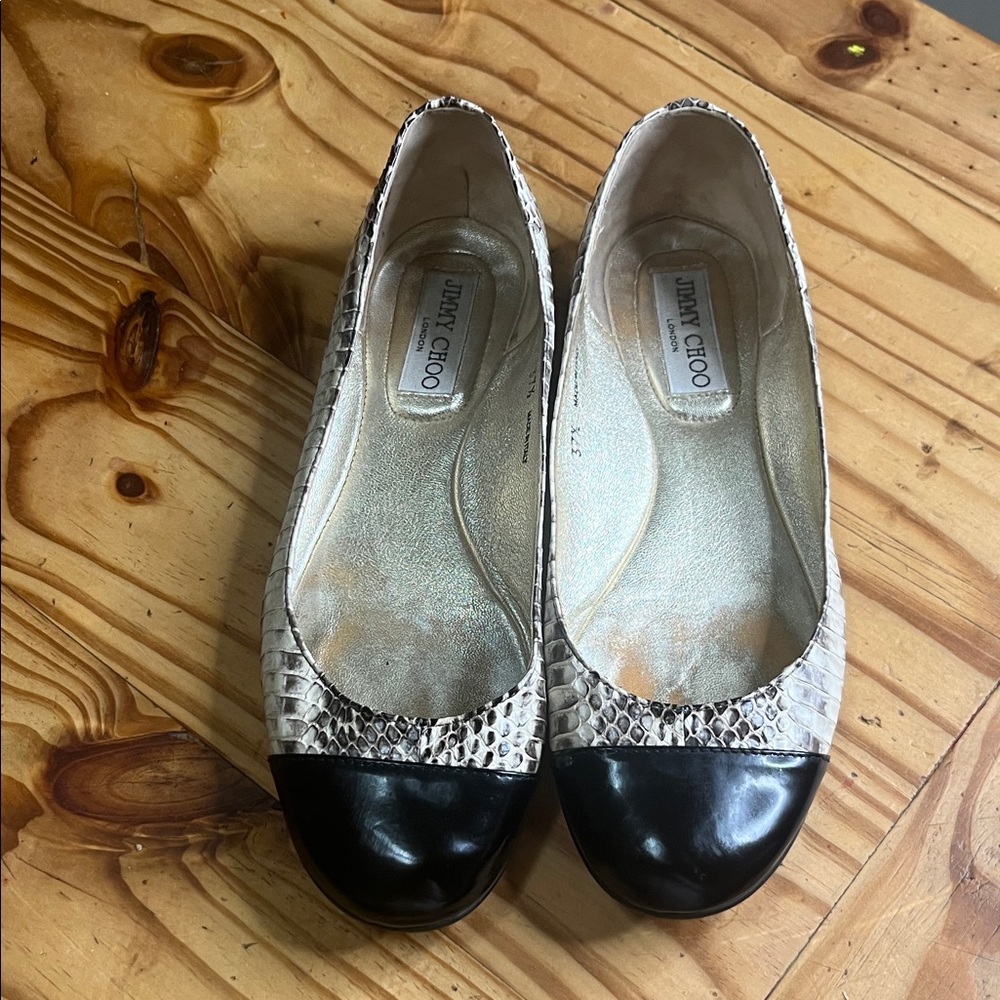 Jimmy Choo Python Leather Round Toe - image 1